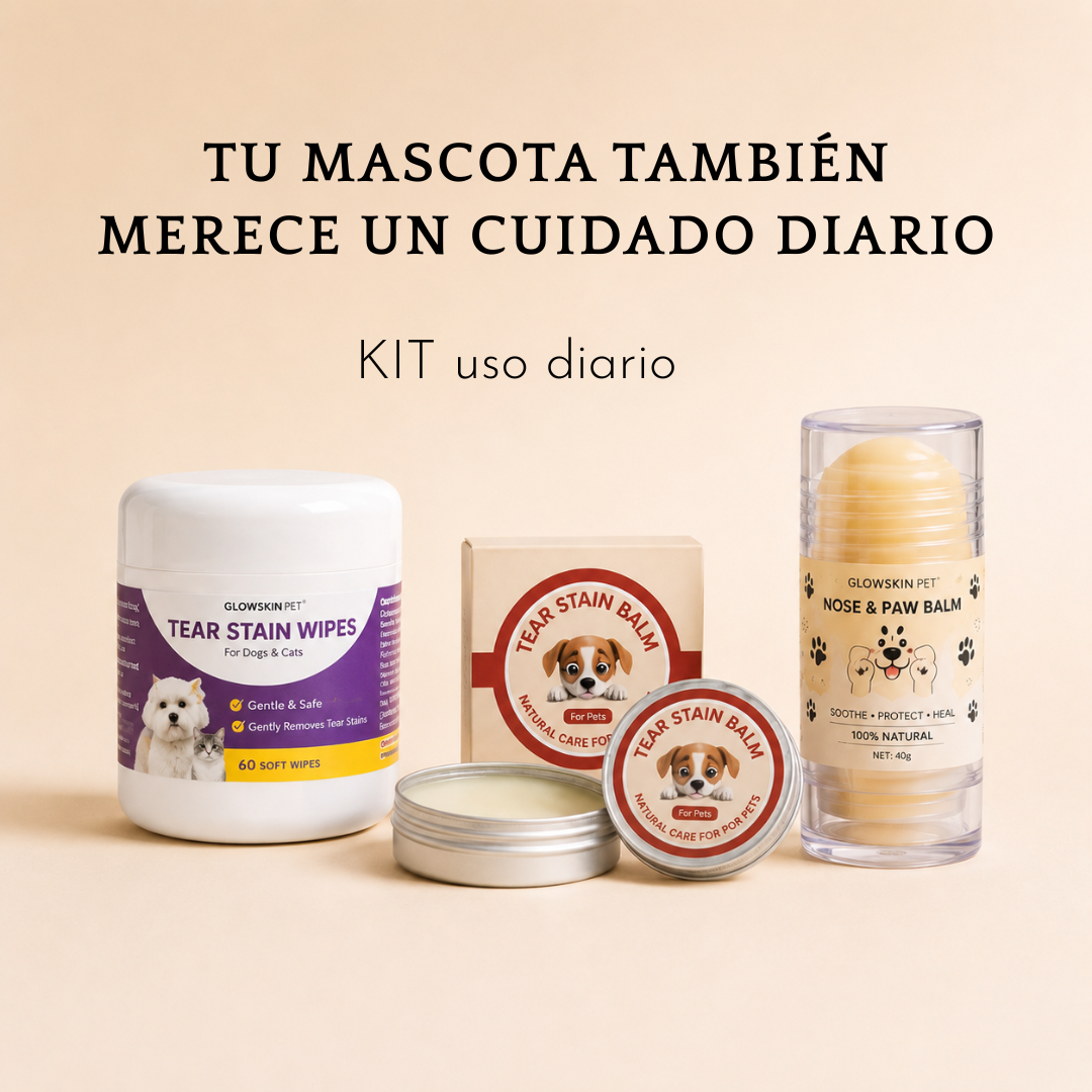 GlowSkin Pets - Kit de cuidado diario